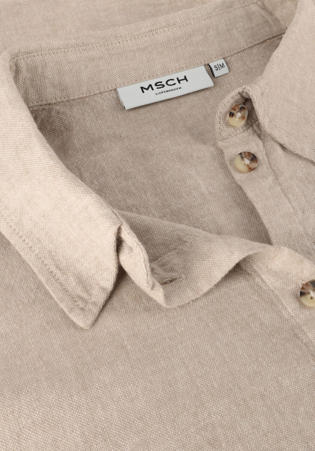 Sand MSCH COPENHAGEN Blusen MSCHGINIA WRAP SHIRT - large