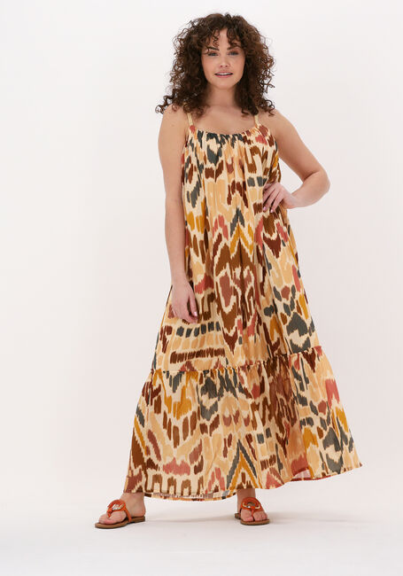 Mehrfarbige/Bunte LOUIZON Maxikleid MACCA ROBE - large