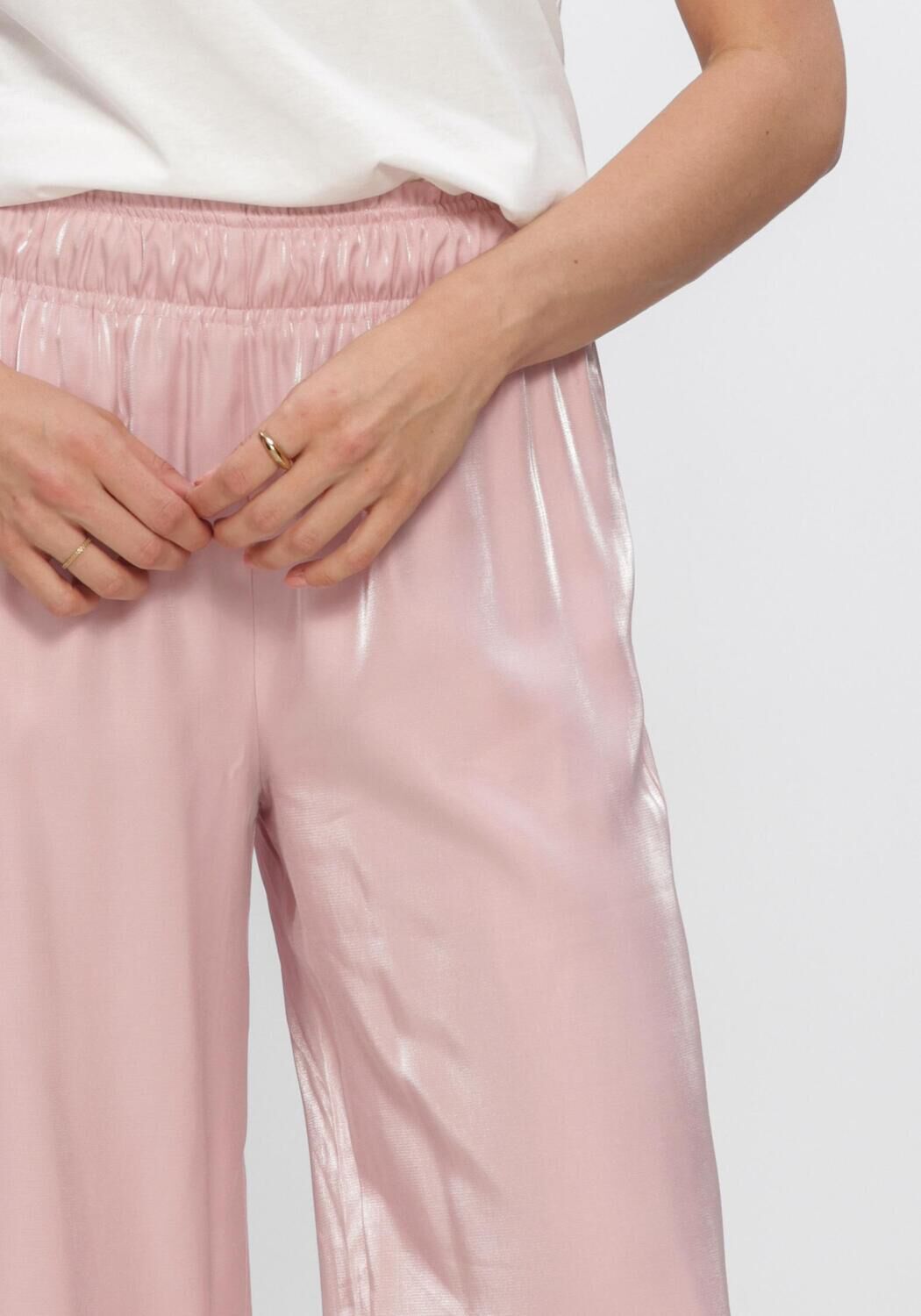 Hell-Pink NUKUS Hose RUBI PANTS SHINY - large