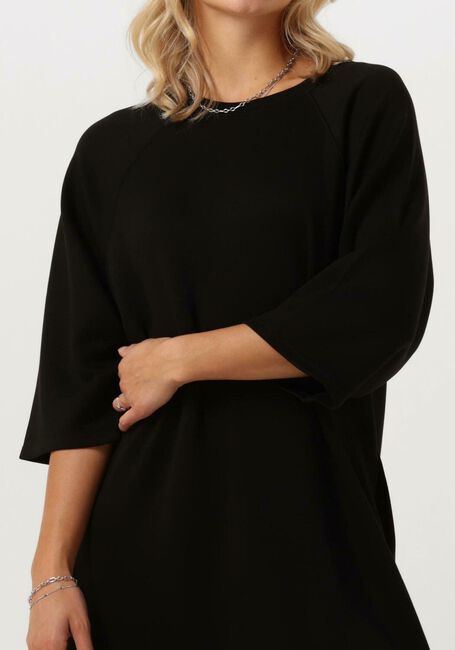Schwarze MSCH COPENHAGEN Midikleid MSCHPETUA LMA Q 3/4 SWEAT DRESS - large