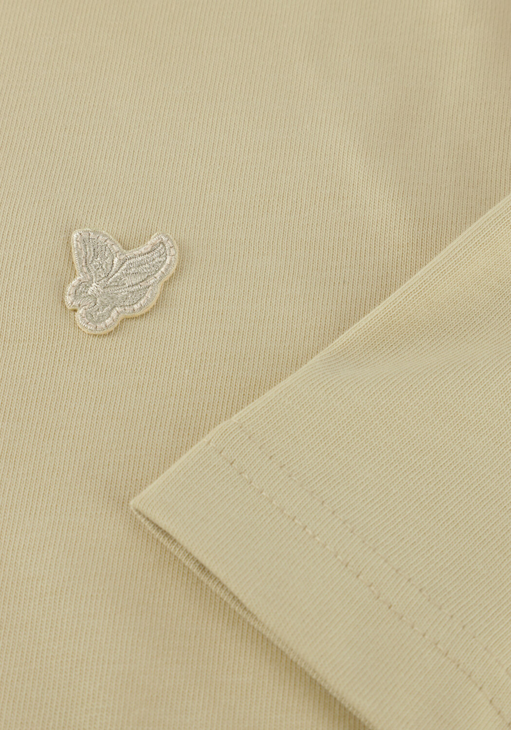 Beige LYLE & SCOTT T-shirt HEAVY WEIGHT RELAXED T-SHIRT - large