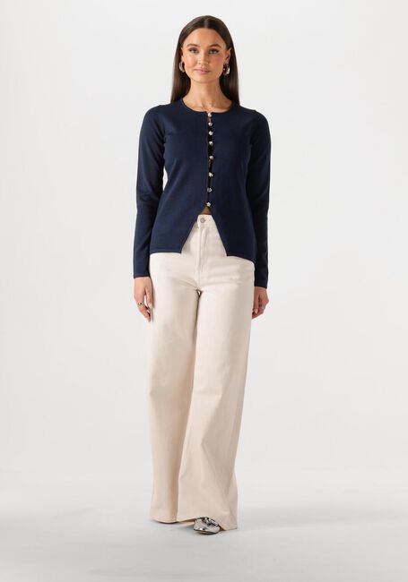 Dunkelblau NEO NOIR Blusen TELLER KNIT BLOUSE - large