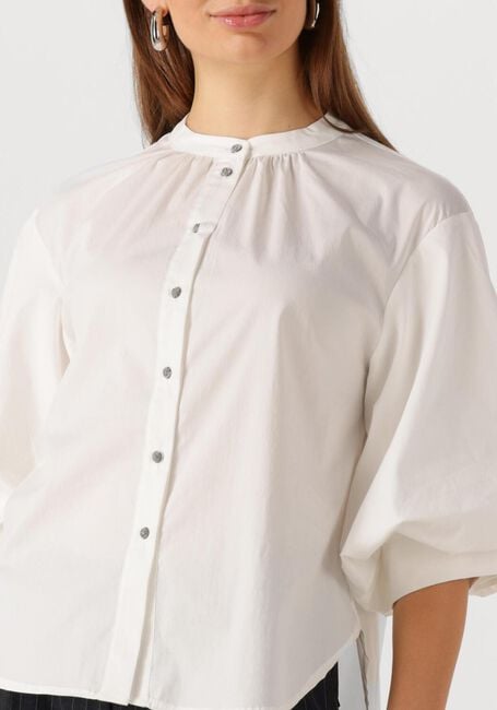 Weiße SUMMUM Blusen BLOUSE COTTON STRETCH - large