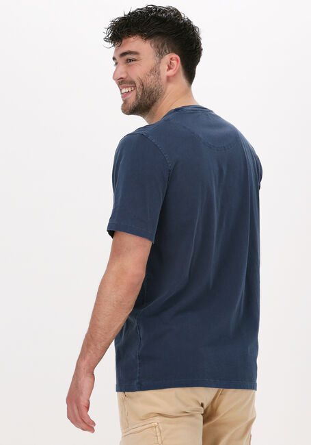 Dunkelblau SCOTCH & SODA T-shirt GARMENT-DYED CREWNECK TEE WITH EMBROIDERY LOGO - large