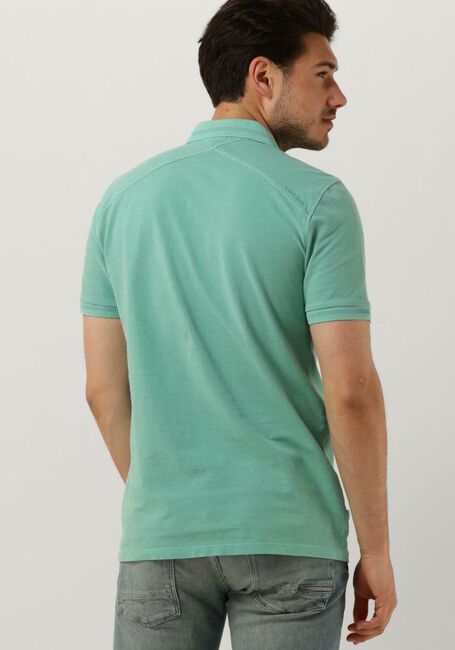 Blaue CAST IRON Polo-Shirt SHORT SLEEVE POLO COTTON GD PIQUE - large