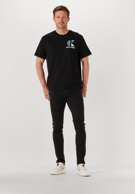 Schwarze CALVIN KLEIN T-shirt SS 20S CK BHS LG GRP - large
