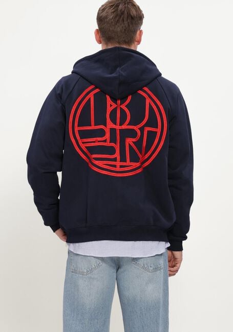 Dunkelblau WOODBIRD Sweatshirt WBPAW EMBLEM ZIP HOODIE - large