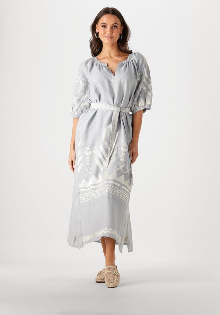 Hellgrau GREEK ARCHAIC KORI Maxikleid 230654 - large