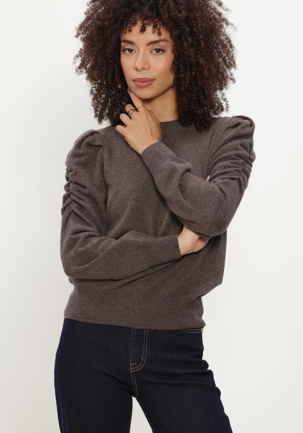 Braune JANICE Pullover & Cardigans MAVE - large