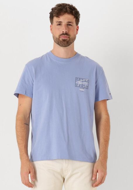 Hellblau TOMMY JEANS T-shirt TJM REG SIGN SPRAY SS T EXT - large