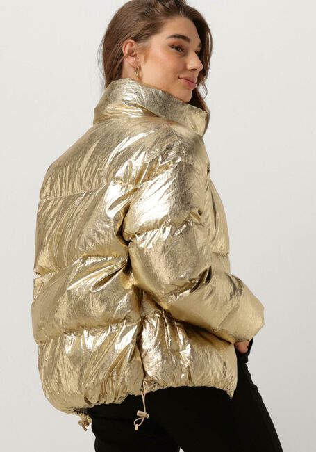 Goldfarbene JANICE Wattierte Jack PUFFER JAS DAMES JAX - large