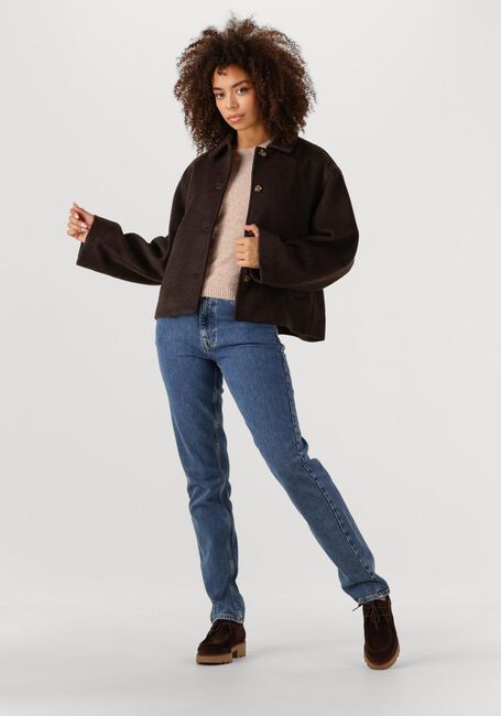 Braune NEO NOIR Mäntel HAMRA WOOL JACKET - large