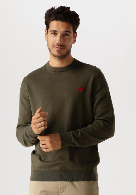 Grüne HUGO Pullover SAN CASSIUS-C1 - large