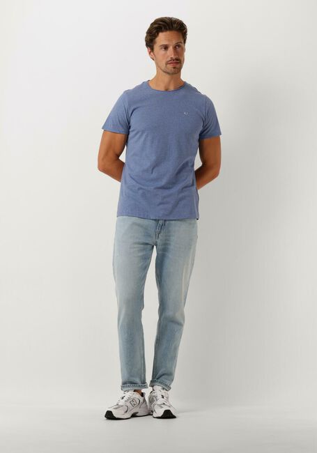 Blaue TOMMY JEANS T-shirt TJM XSLIM JASPE C NECK - large
