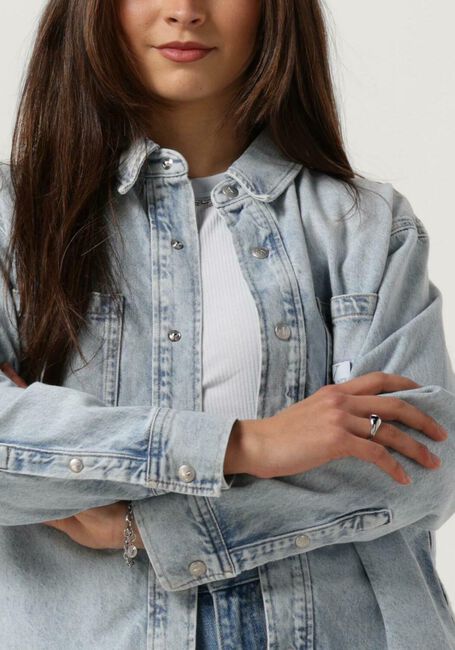 Blaue CALVIN KLEIN Tops & T-shirts DAD DENIM SHIRT - large
