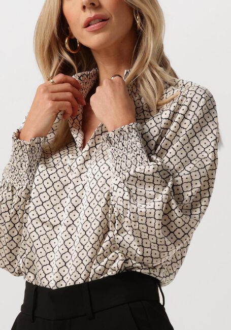 Ecru NEO NOIR Blusen STONE MOROCCAN TILE BLOUSE - large