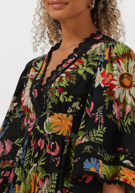 Mehrfarbige/Bunte ANTIK BATIK Maxikleid LISA LONG DRESS - large