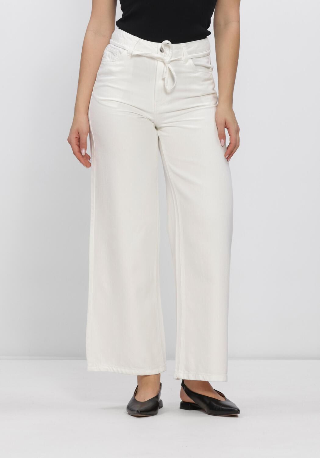 Blaue OBJECT Wide jeans OBJROSIE MW WIDE JEANS - large