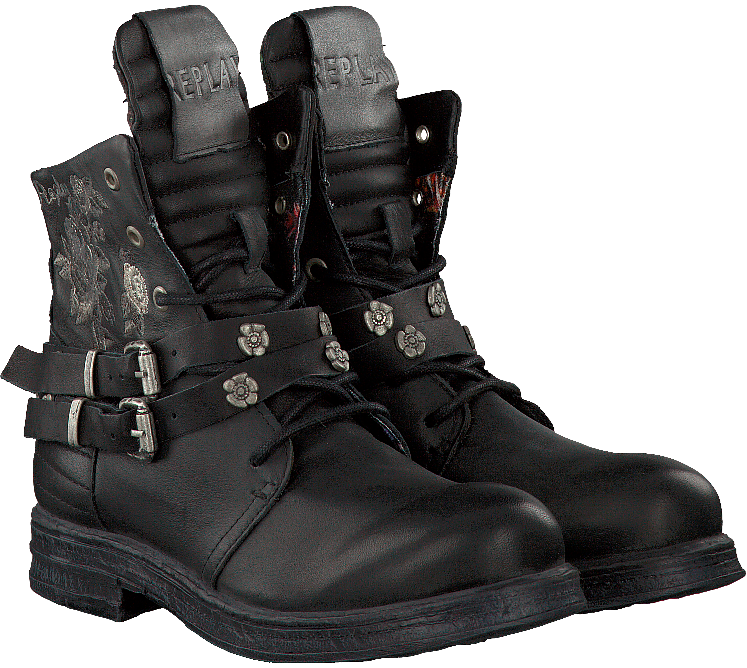 biker boots replay