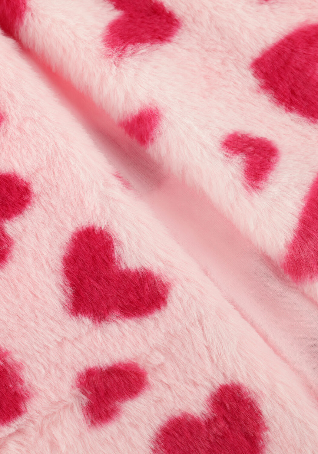 Rosane DAILY BRAT Gilet HEART CRUSH TEDDY VEST - large