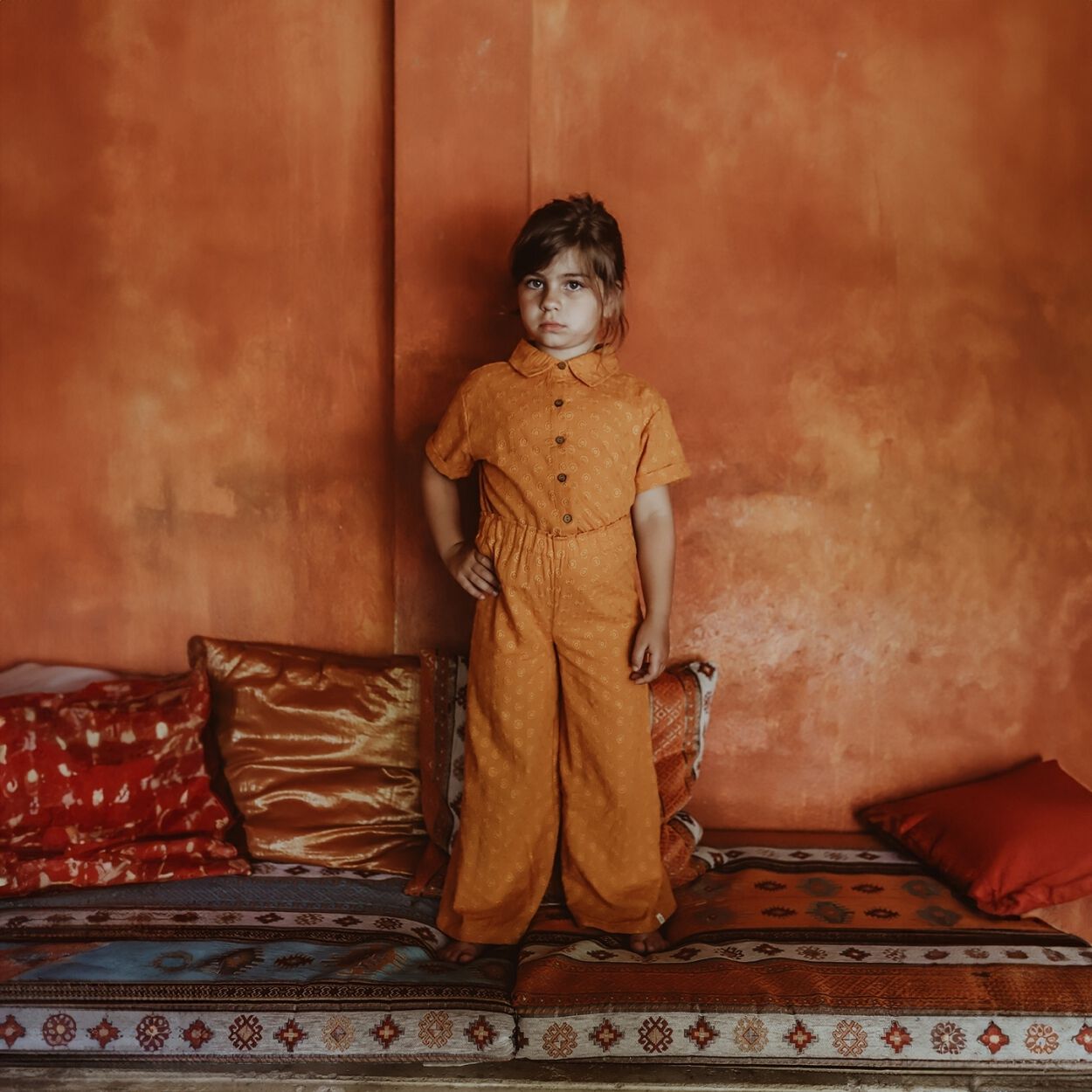 Orangene YOUR WISHES Schlaghose BAR - large