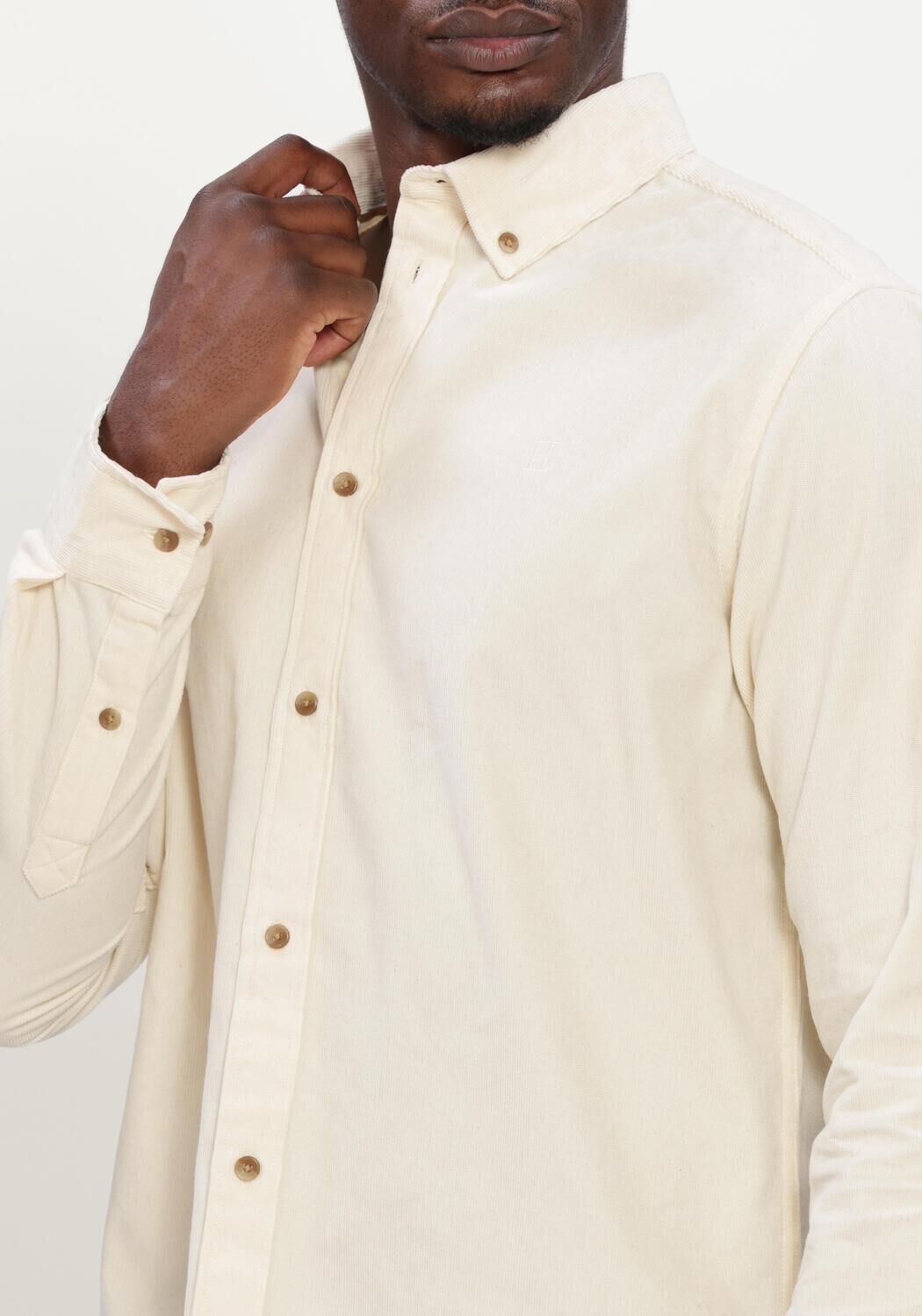 Ecru LES DEUX Casual-Oberhemd PINWALE CORDUROY SHIRT - large