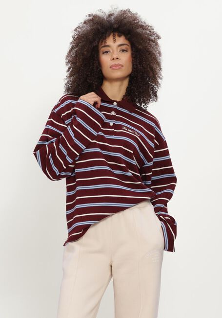 Bordeaux THE LOLA CLUB Pullover EMILIA POLO - large