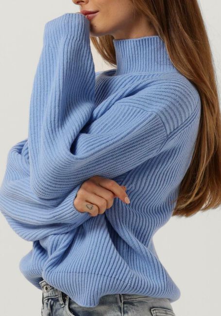 Hellblau DRYKORN Rollkragenpullover TILDI - large