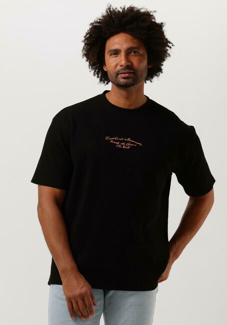 Schwarze WOODBIRD T-shirt COLE ROAD TEE - large