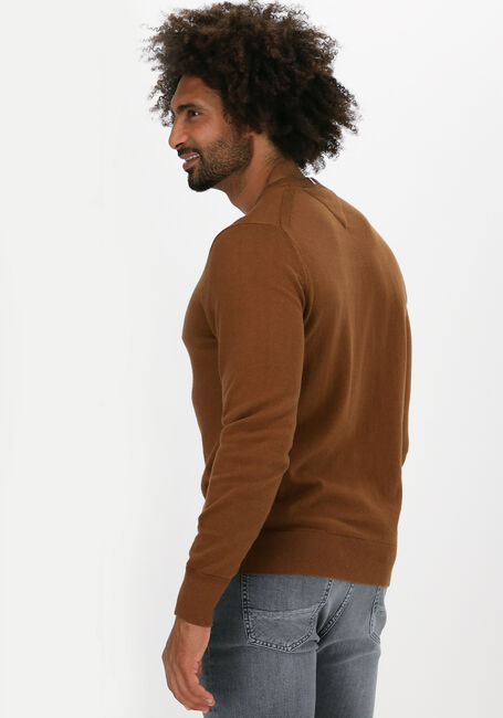 Braune TOMMY HILFIGER Pullover PIMA COTTON CASHMERE CREW NECK - large