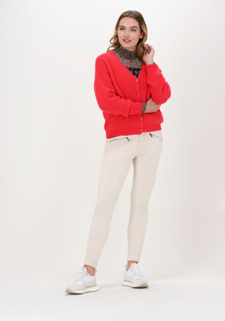 Rote SUMMUM Strickjacke CARDIGAN WOOL ELASTANE KNIT - large