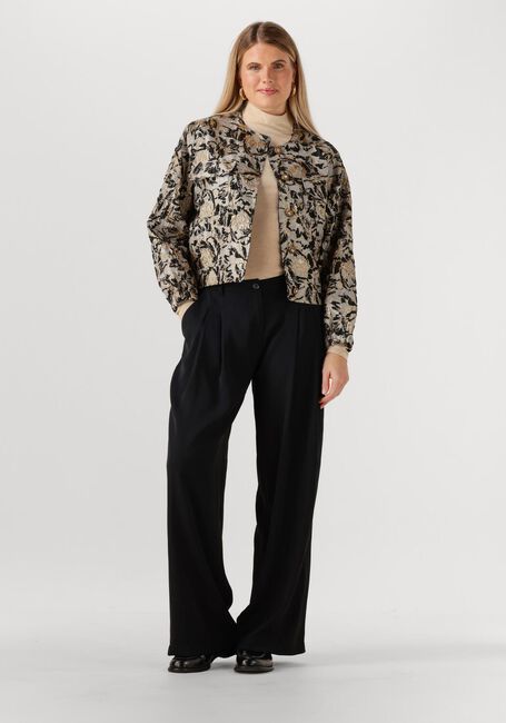 Beige SUMMUM Rollkragenpullover TOP SOFT LUREX - large