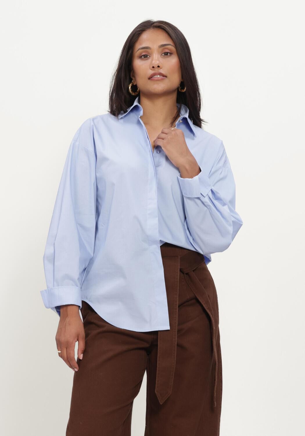 Hellblau JOSH V Blusen LAURI BLOUSE - large
