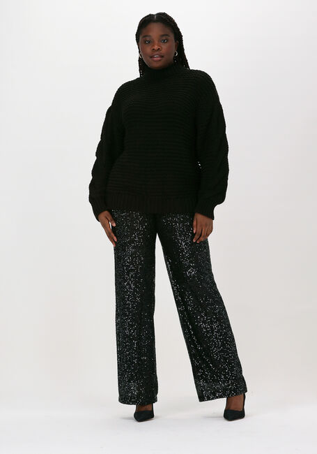 Schwarze NA-KD Pullover CABLE KNITTED SWEATER - large