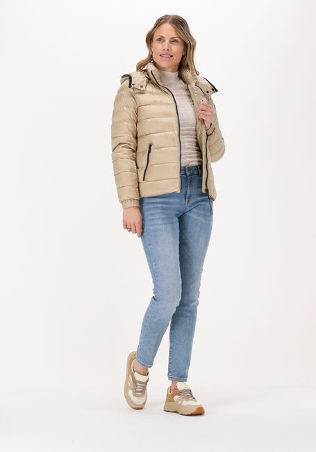 Goldfarbene TOMMY HILFIGER Wattierte Jack TWO TONE LW DOWN JACKET - large