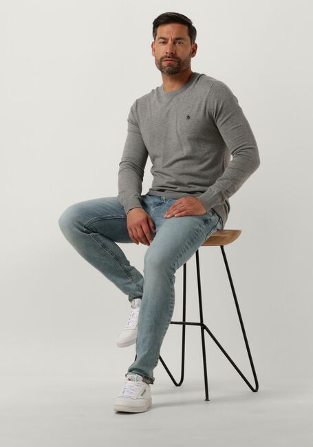 Graue SCOTCH & SODA Pullover ESSENTIALS - CLASSIC CREWNECK PULLOVER - large