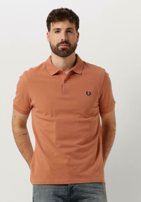 Orangene FRED PERRY Polo-Shirt THE PLAIN FRED PERRY SHIRT - large