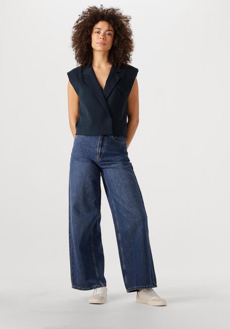Dunkelblau COPENHAGEN MUSE Gilet CMTAILOR-SHORT WAISCOAT - large