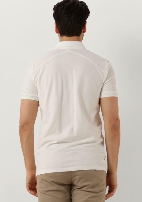 Weiße CAST IRON Polo-Shirt SHORT SLEEVE POLO ORGANIX COTTON PIQUE ESSENTIAL - large