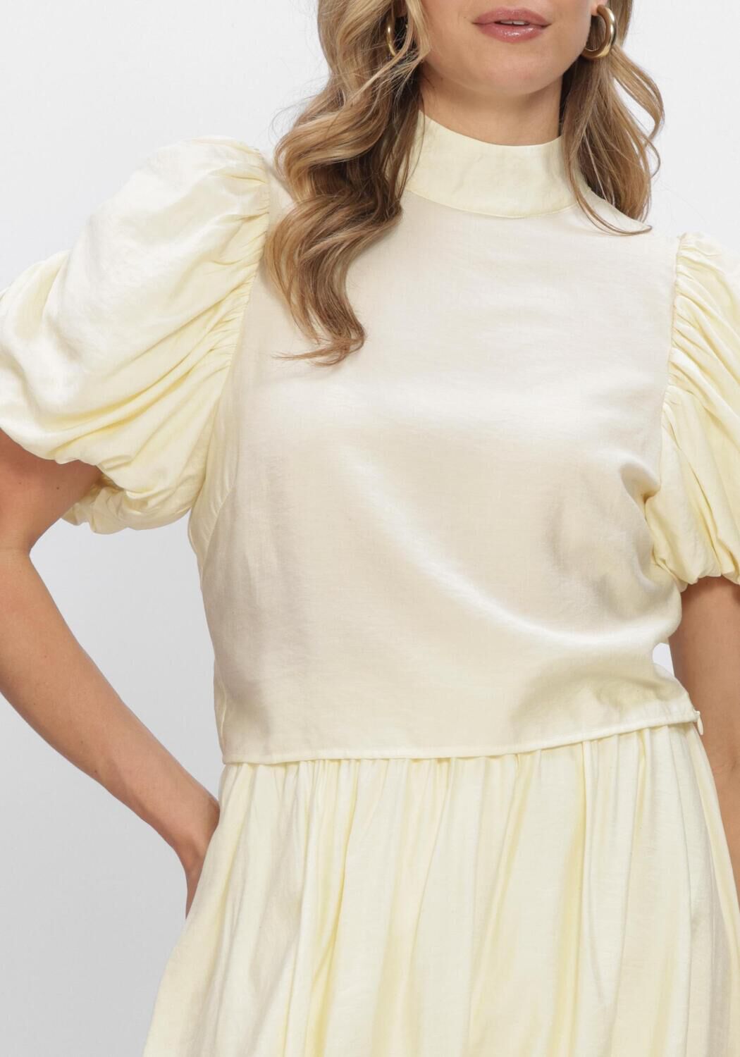 Gelbe STUDIO AMAYA Blusen DANTE TOP - large