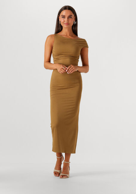 Khaki EDITED Midikleid ROBINIA DRESS - large