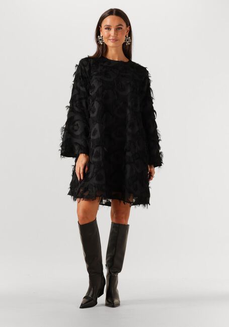 Schwarze Y.A.S. Minikleid YASDIO LS MINI DRESS - large