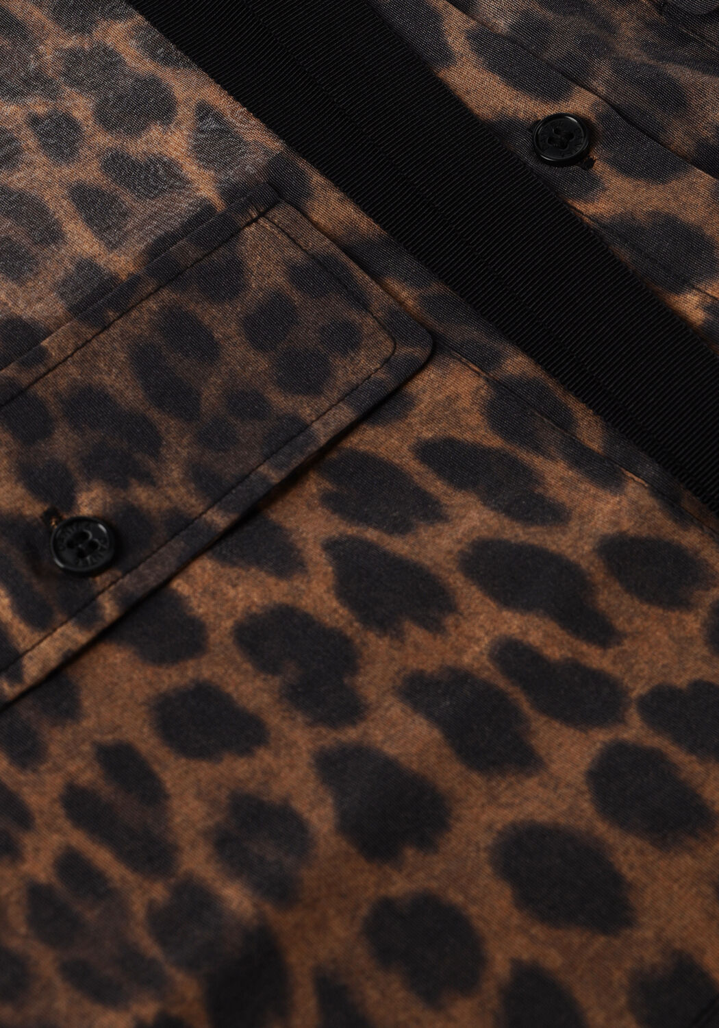 Braune DANTE6 Blusen RIQUE LEOPARD SHIRT - large