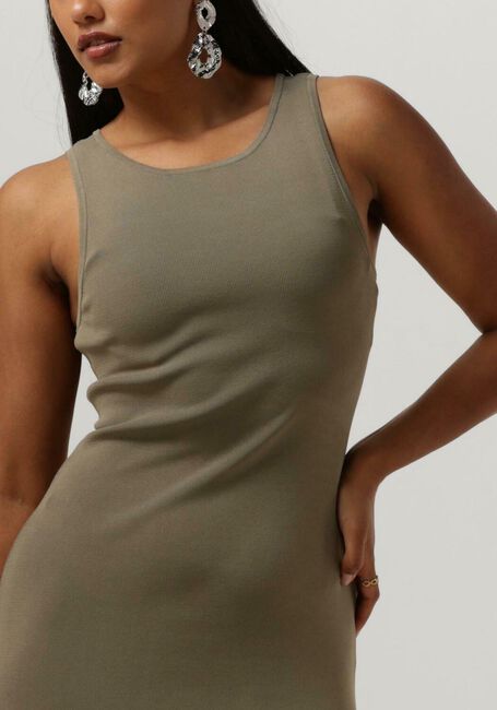 Grüne GESTUZ Midikleid BRIELLEGZ SL RIB DRESS - large