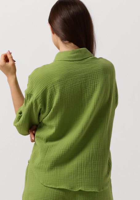 Grüne OBJECT Blusen OBJCARINA 2/4 SHIRT REP - large