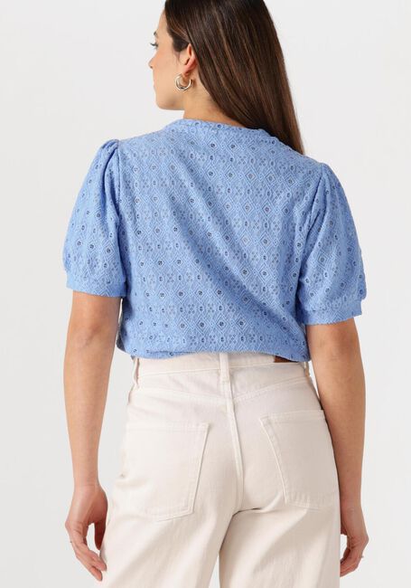 Blaue OBJECT T-shirt OBJLAILA S/S RE TOP - large