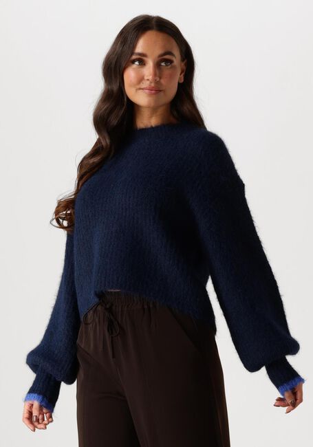 Dunkelblau CO'COUTURE Pullover & Cardigans CORALEE CROP KNIT - large