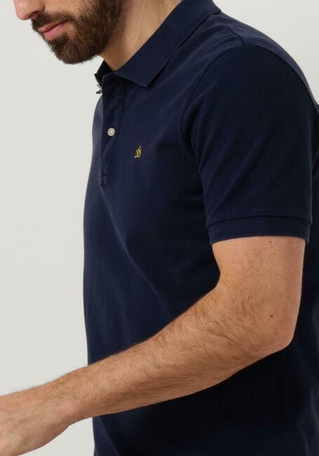 Dunkelblau SCOTCH & SODA Polo-Shirt GARMENT DYE ORGANIC COTTON PIQUE POLO - large