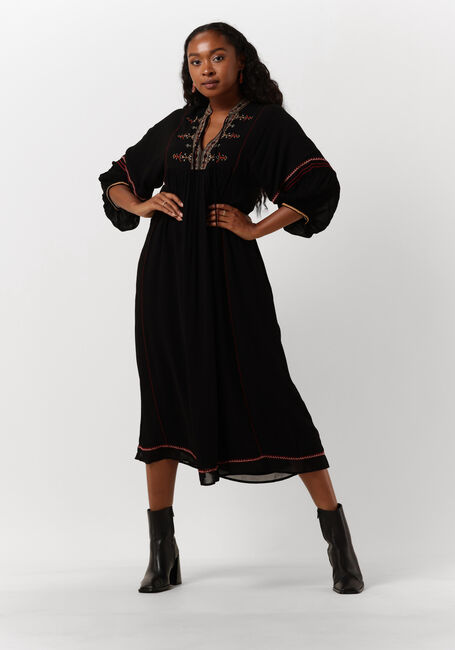 Schwarze VANESSA BRUNO Maxikleid VERONICA DRESS - large