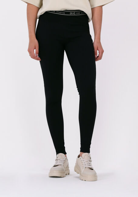 Schwarze ESMÉ STUDIOS Legging APRIL RIB LEGGINGS - large